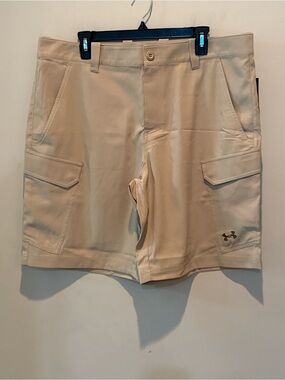 Under Armour Beige Men's Cargo Shorts